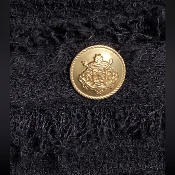 J.Crew NEW! Textured Vest In Fine Boucle Size S In Black - Picture 5 of 9